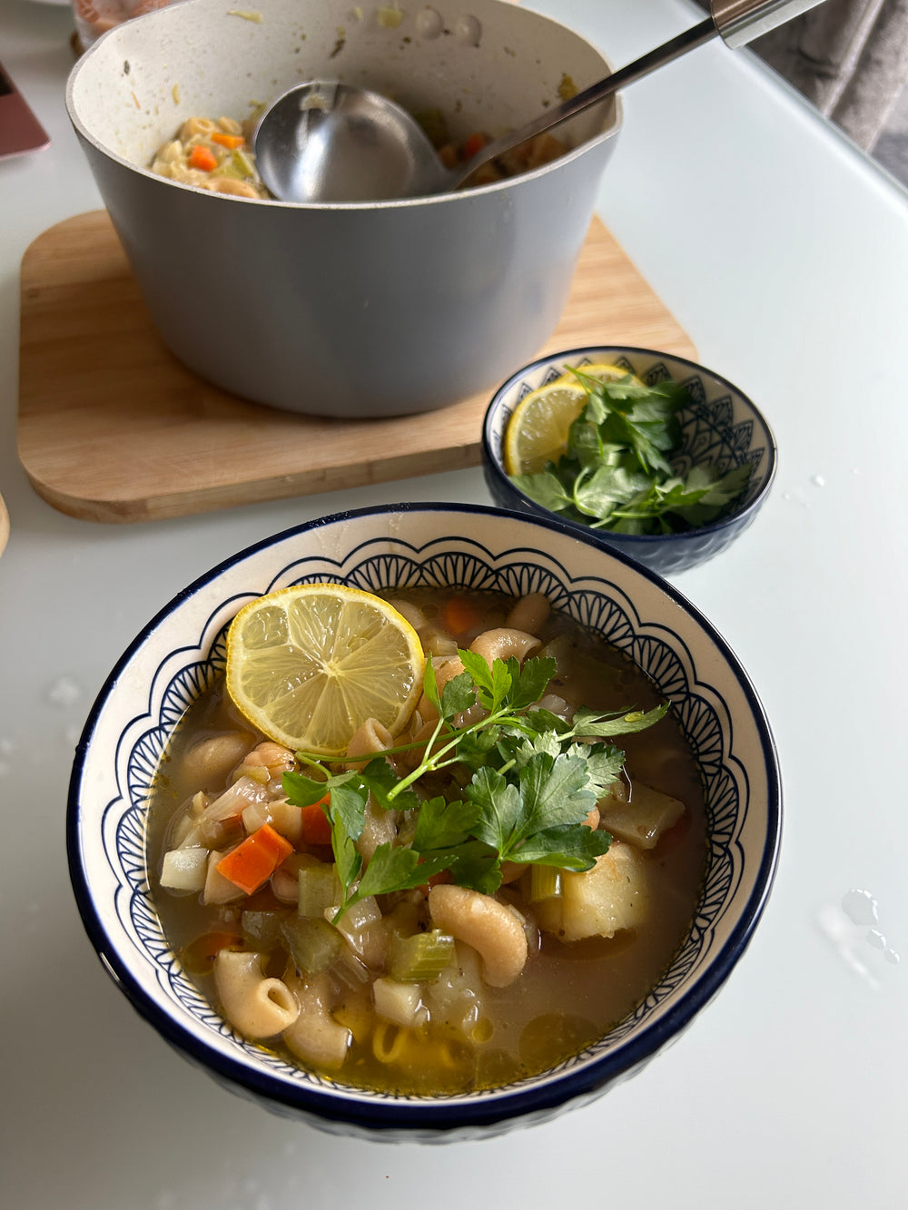 Blue Zones Inspired Longevity Bean Soup