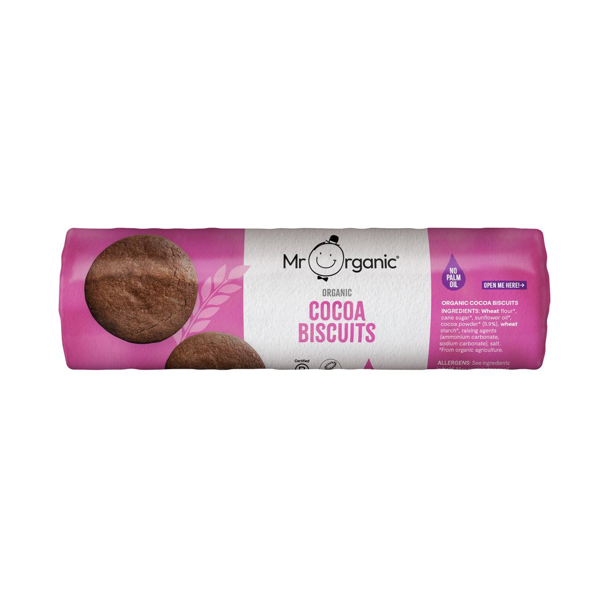 Mr Organic Cocoa Biscuits 250g – WellEasy