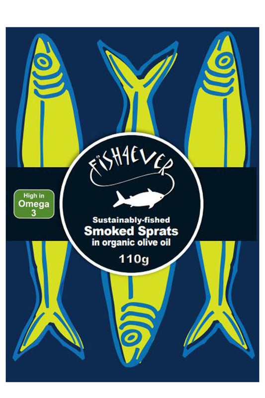 Fish4Ever Smoked Sprats in Organic Olive Oil 110g – WellEasy