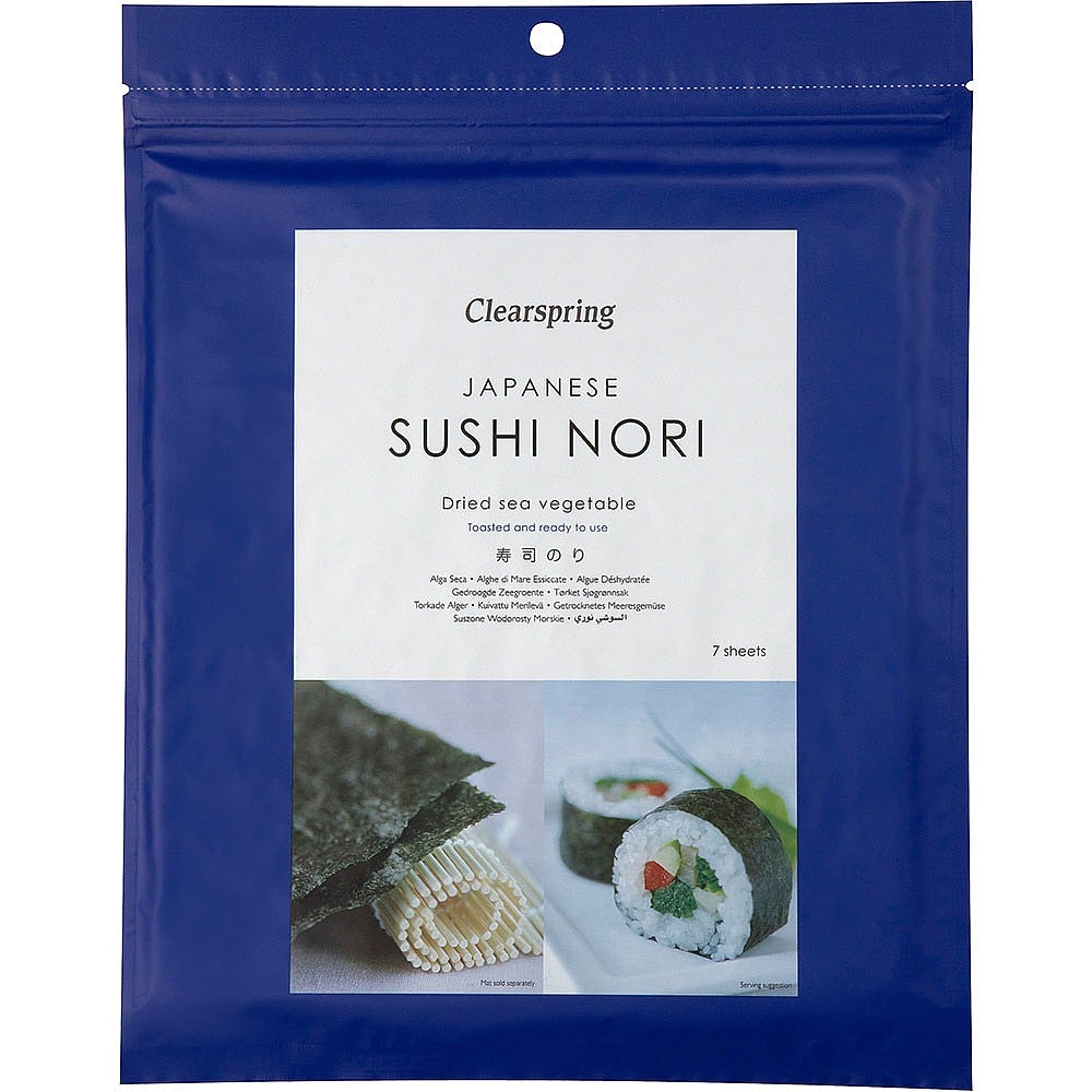Clearspring Nori Sushi Sheets Toasted 7 Sheets – WellEasy