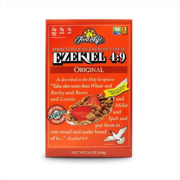 Ezekiel Sprouted Whole Grain Cereal Original 454g WellEasy