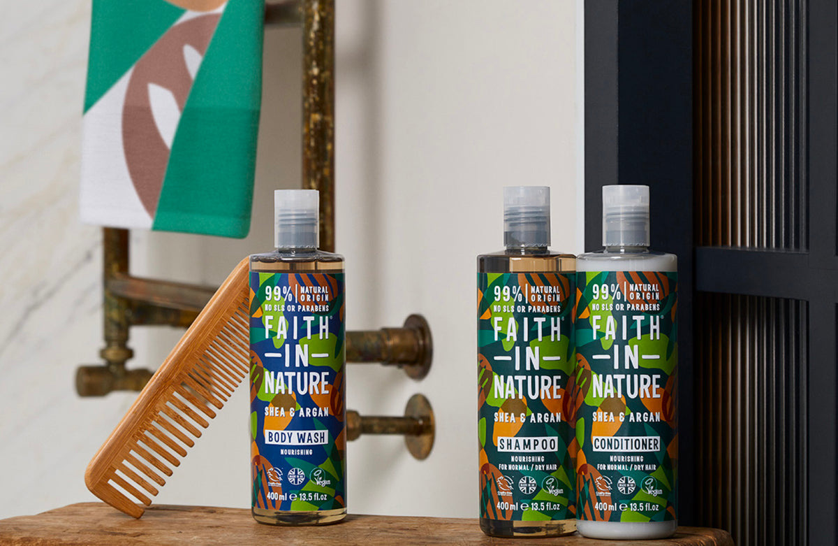 Faith In Nature Shea Argan Shampoo 400ml WellEasy