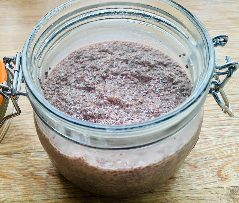 Raspberry Chia Seed Pudding