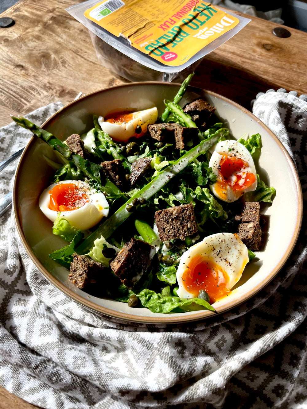 Dillon's Bread Homemade Crouton Keto Salad