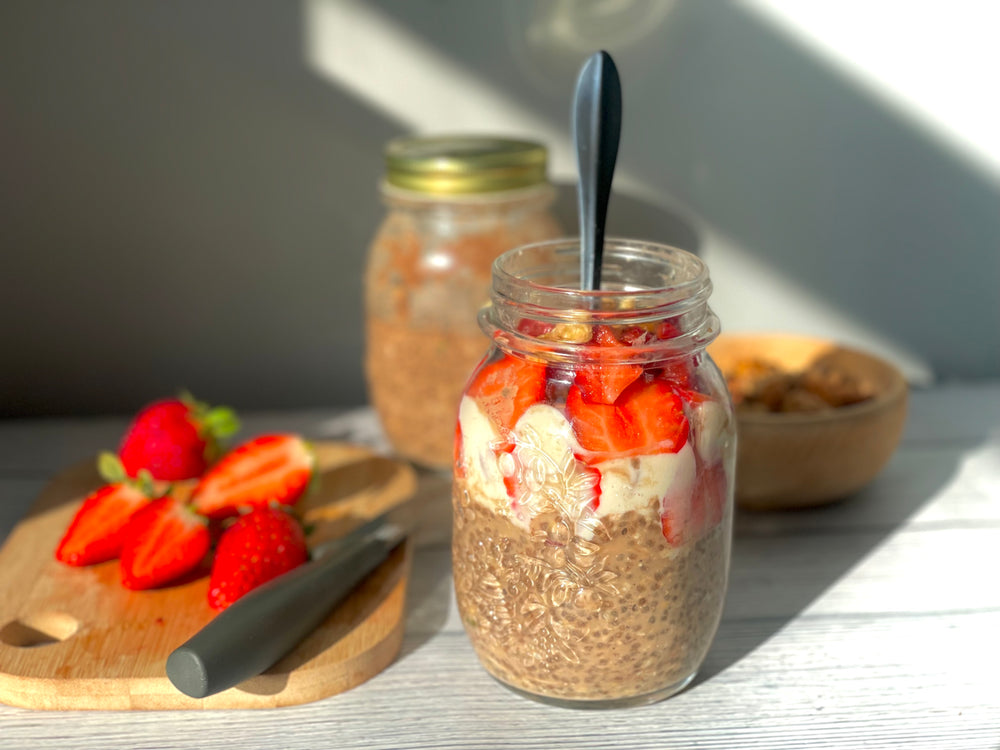 Cacao Maca Overnight Oats