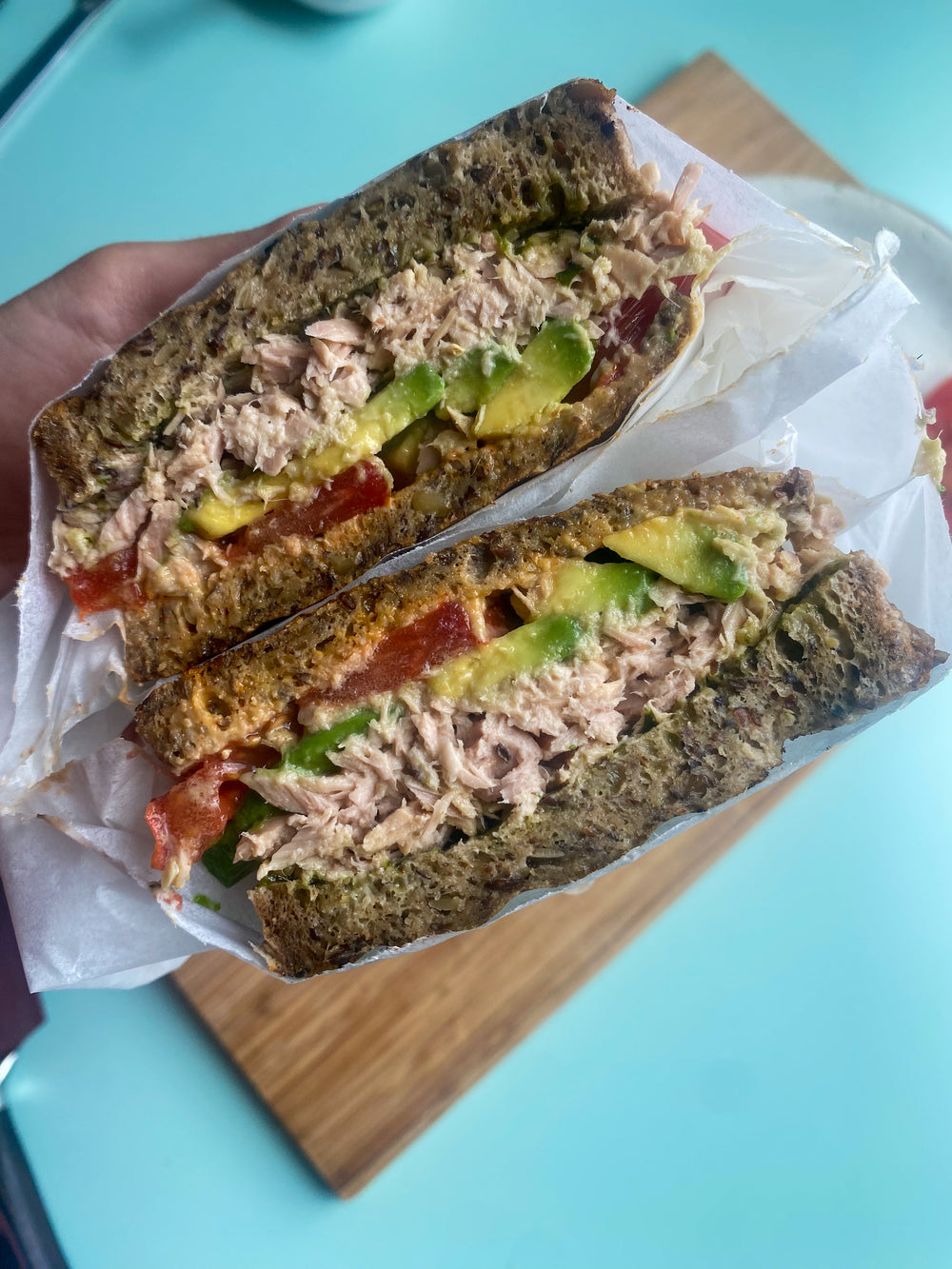 Joe & The Juice Inspired Keto Tunacado Sandwich