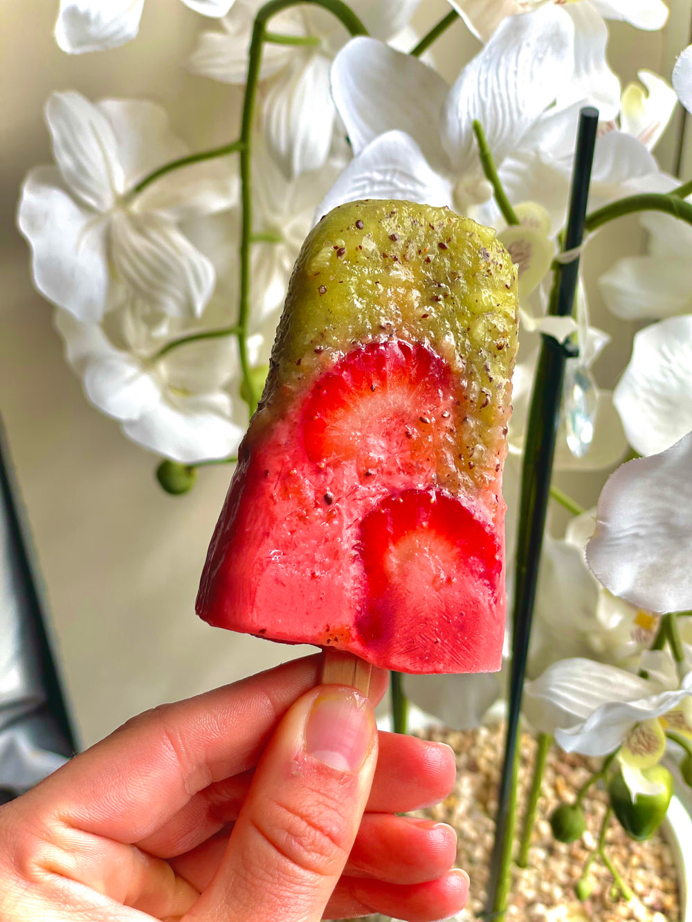 Strawberry & Kiwi Superfood Lollies