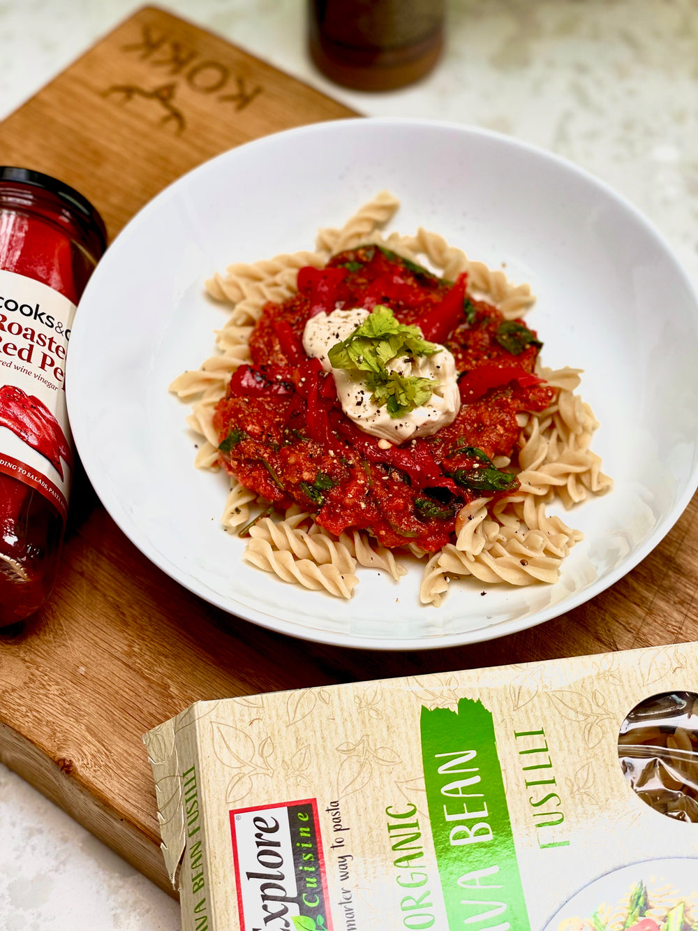 Tofu Ragu With Fava Bean Fusilli