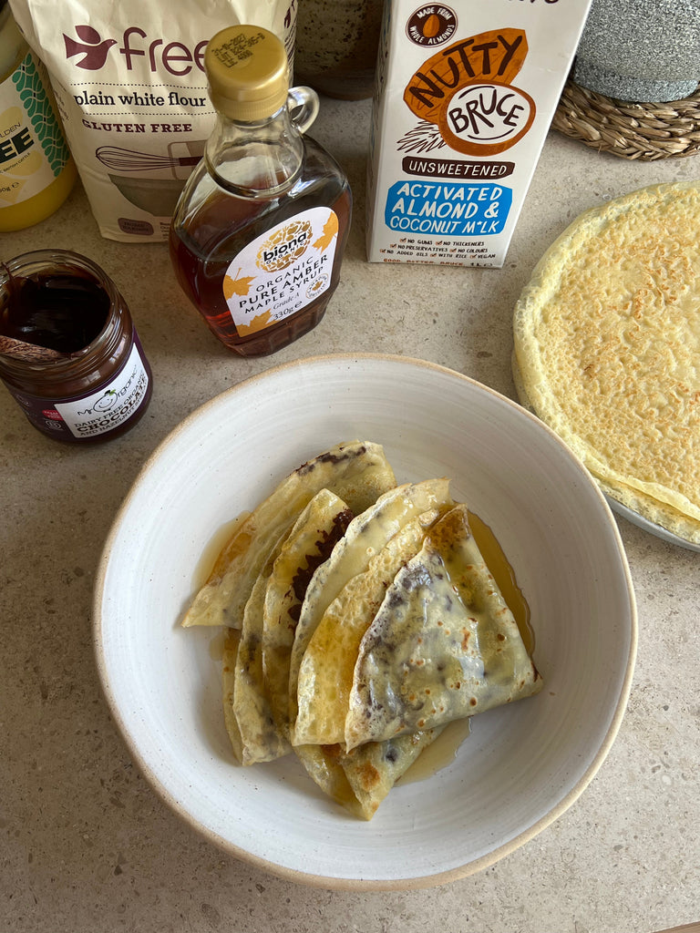 Chocolate Hazelnut Gluten-free Pancakes