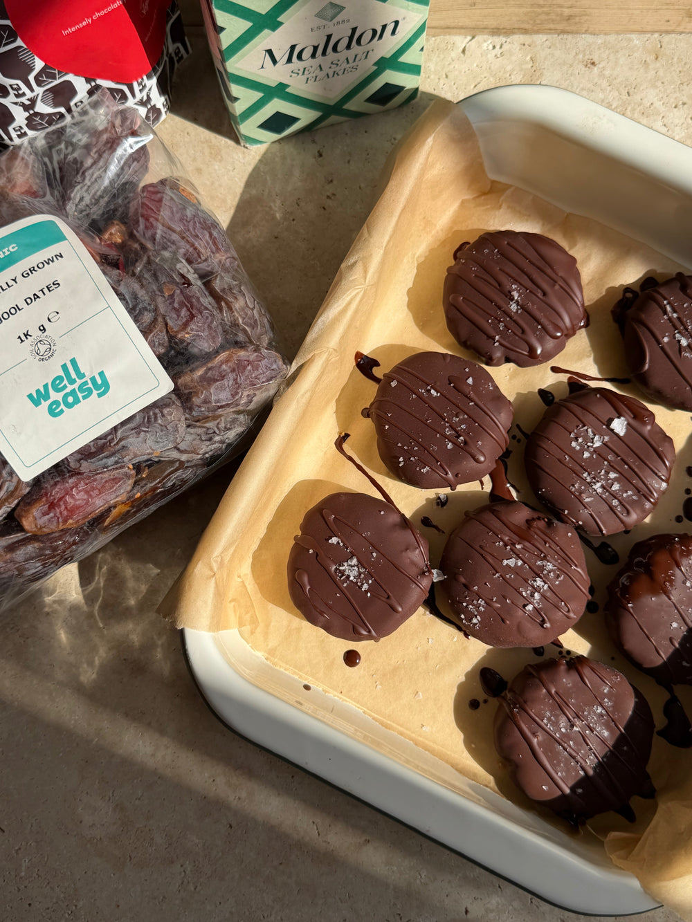 🍪🍫 No-Bake Choc Chip Date Freezer Cookies 🍫🍪