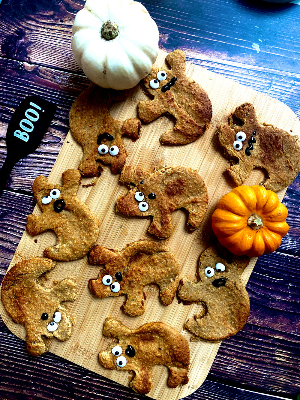 Spooky Ghost Cookies - 2 diet version!