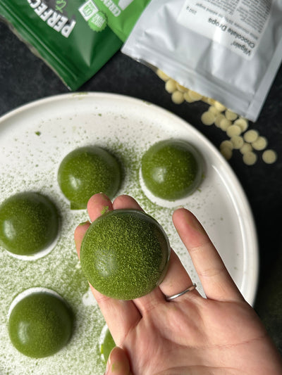 White Chocolate Matcha Energy Bites