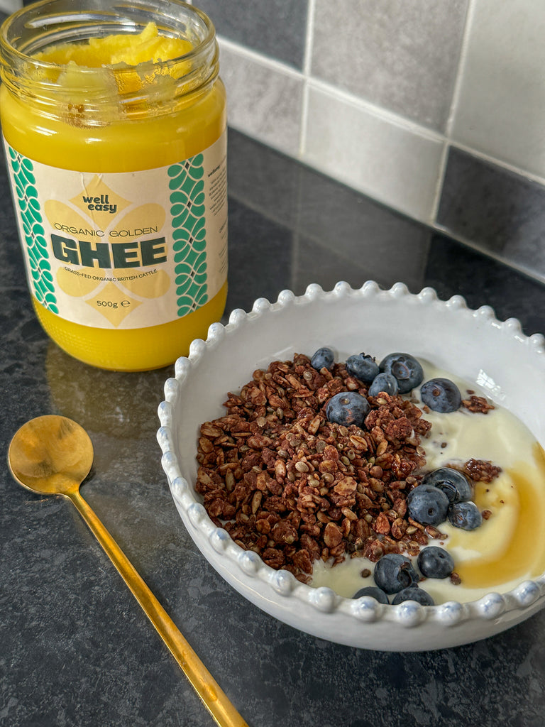 Gut-Healthy Stovetop Granola with Organic Ghee