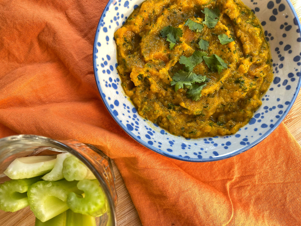 Carrot, Coriander and Ginger Dip
