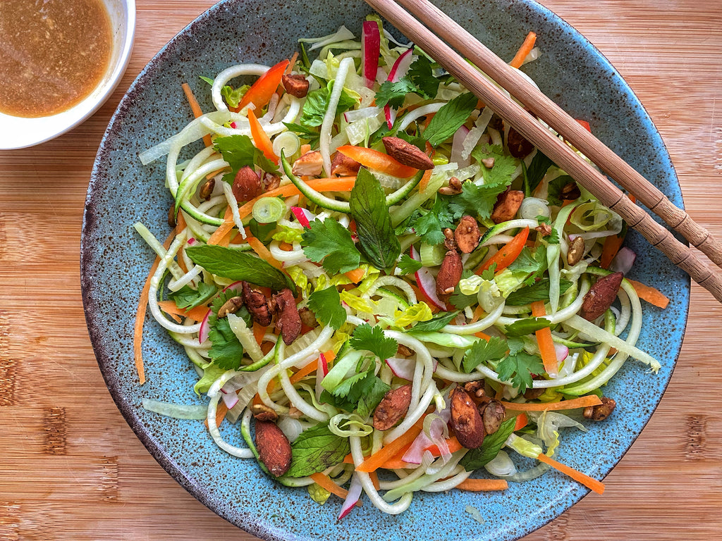 Asian Courgette Noodle Salad
