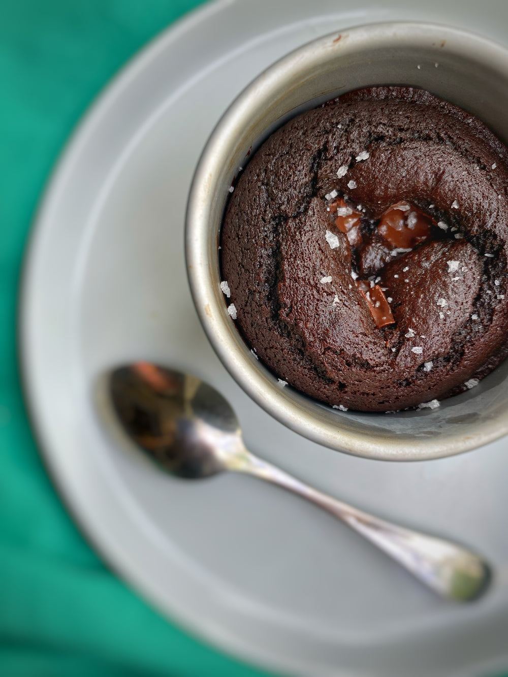 Guilt-free Chocolate Molten Pots