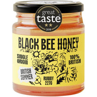 Black Bee Honey British Summer Runny Wildflower Honey 227g