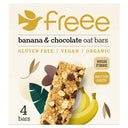 Doves Organic Banana 70% Cocoa Chocolate Wholegrain Oat Bars (4x35g)