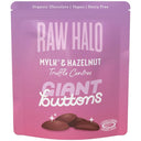 Raw Halo Mylk & Hazelnut Vegan Giant Chocolate Buttons 100g