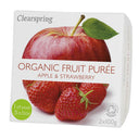 Clearspring Organic Fruit Puree Apple Strawberry (2x100g)