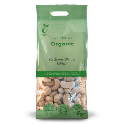 Just Natural Organic Cashews 500g
