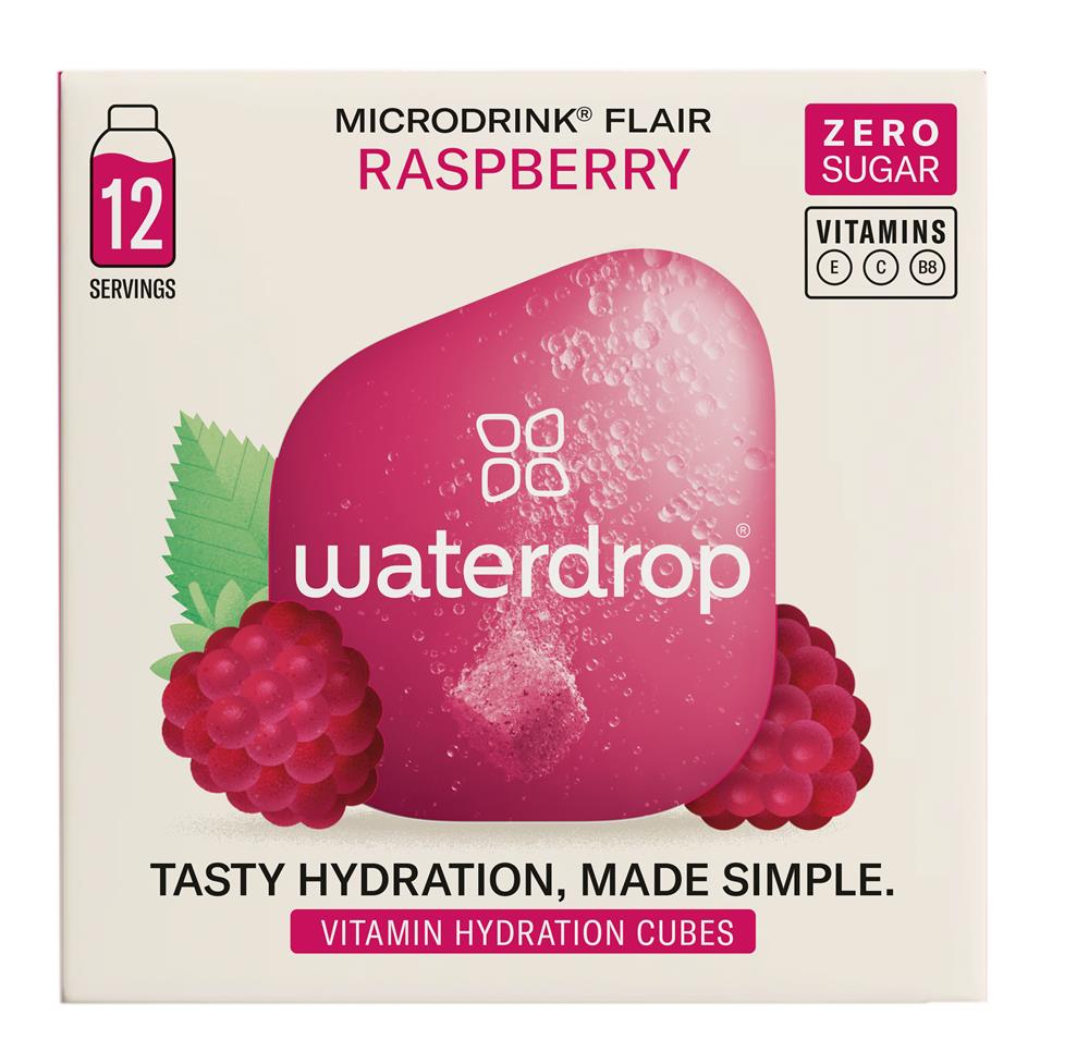 Instant Hydration Raspberry Waterdrop Raspberry Microdrink Hydration Cubes 12 Capsule