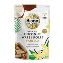 Biona Organic Vanilla Coconut Wafer Rolls 100g