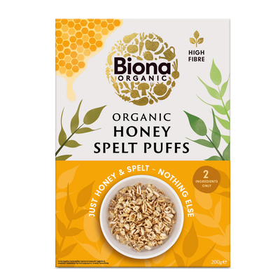 Biona Organic Honey Spelt Puffs 200g
