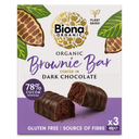 Biona Organic Dark Chocolate Brownie Bar 3 × 40g