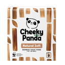 The Cheeky Panda Natural Soft Bamboo Toilet Tissue 9 Rolls