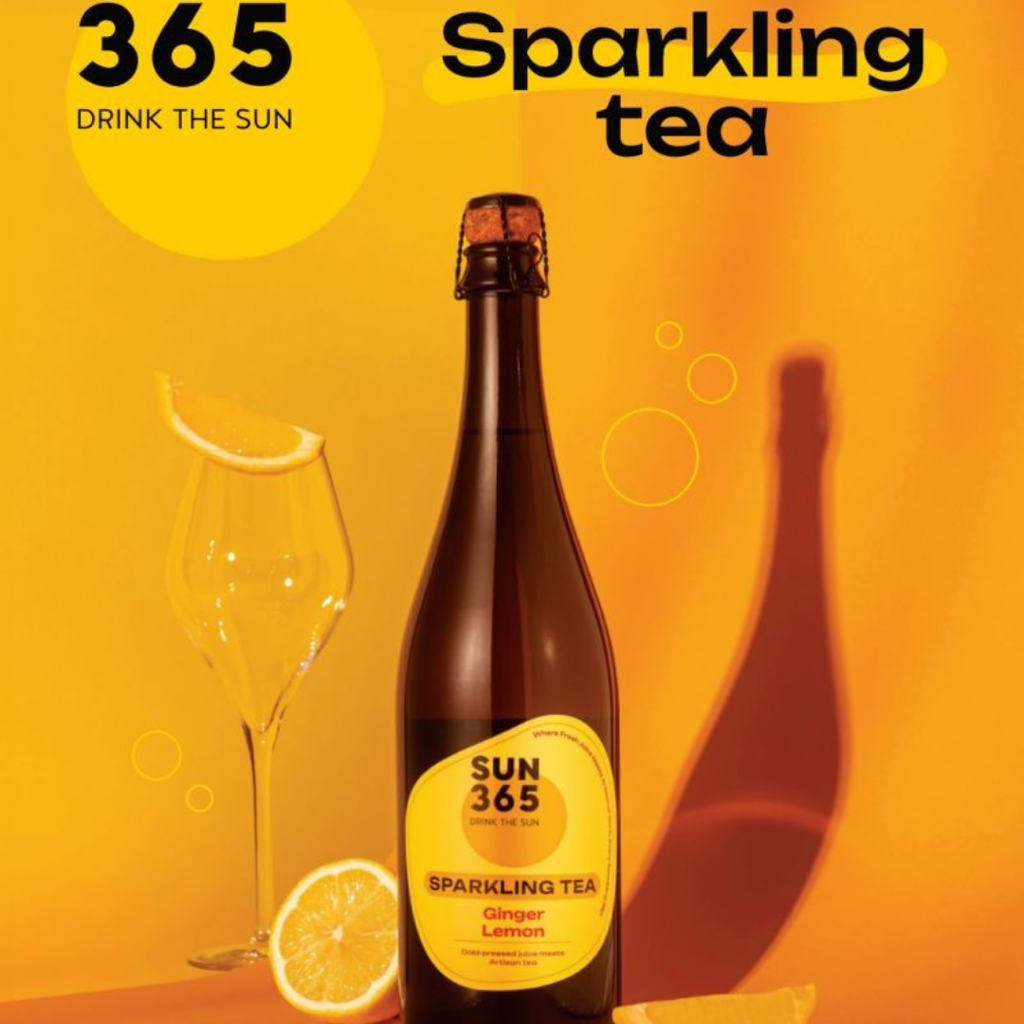 Home SUN365 Sparkling Tea Ginger & Lemon 750ml