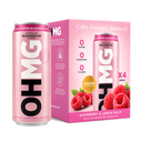 OHMG Raspberry & Lemon Balm Sparkling Magnesium Water 4x 330ml