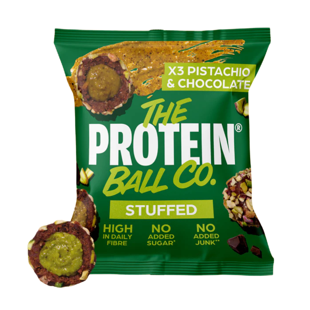 The Protein Ball Co. Stuffed Pistachio & Chocolate Balls 36g