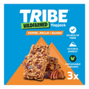 TRIBE Wildfarmed Toffee Pecan & Raisin Flapjack Multipack 3 x 50g