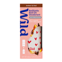 Wild Love Heart Case & Amber & Oud Antiperspirant Roll On 50ml