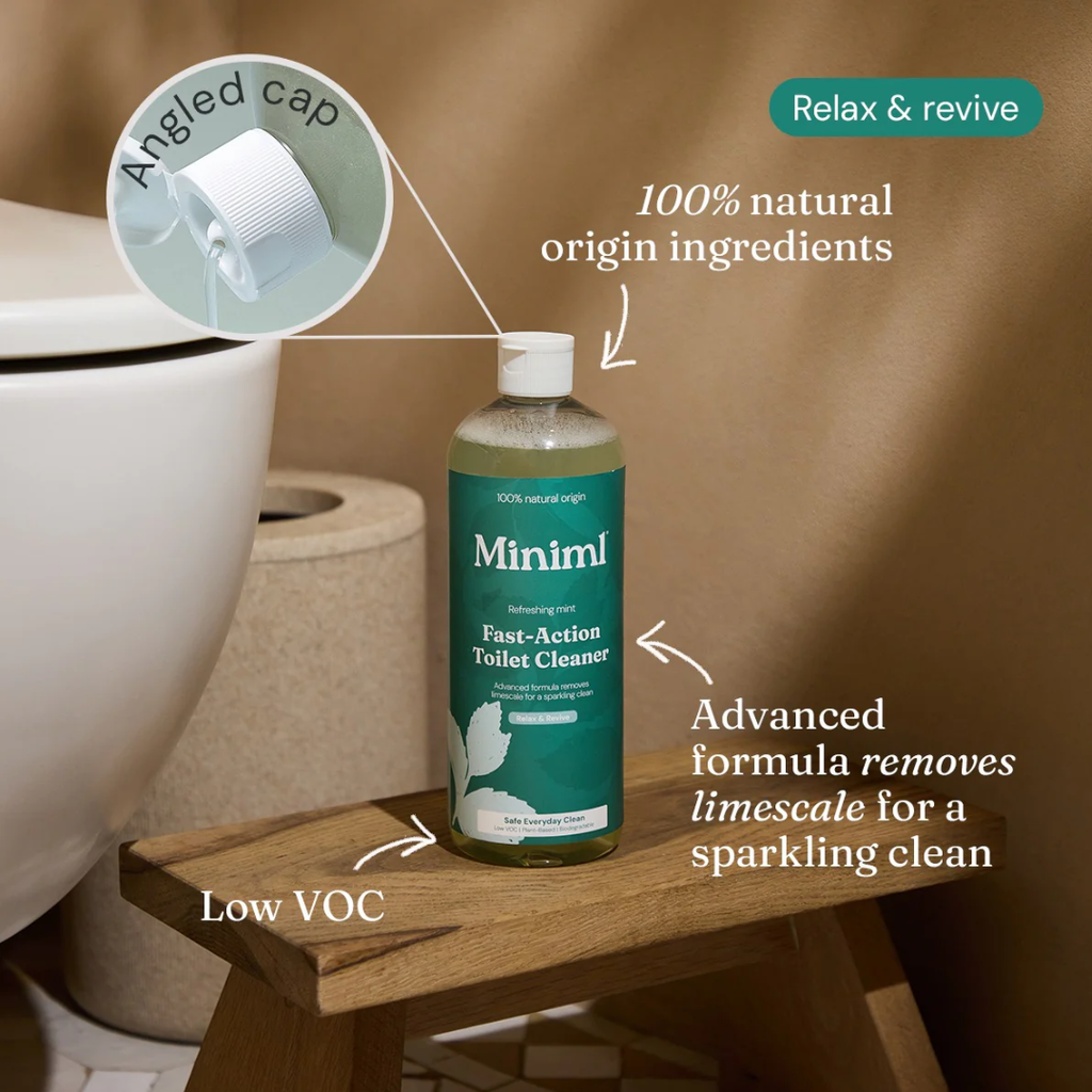 Pepermint Cleaner Home Miniml Spearmint & Peppermint Toilet Cleaner 750ml