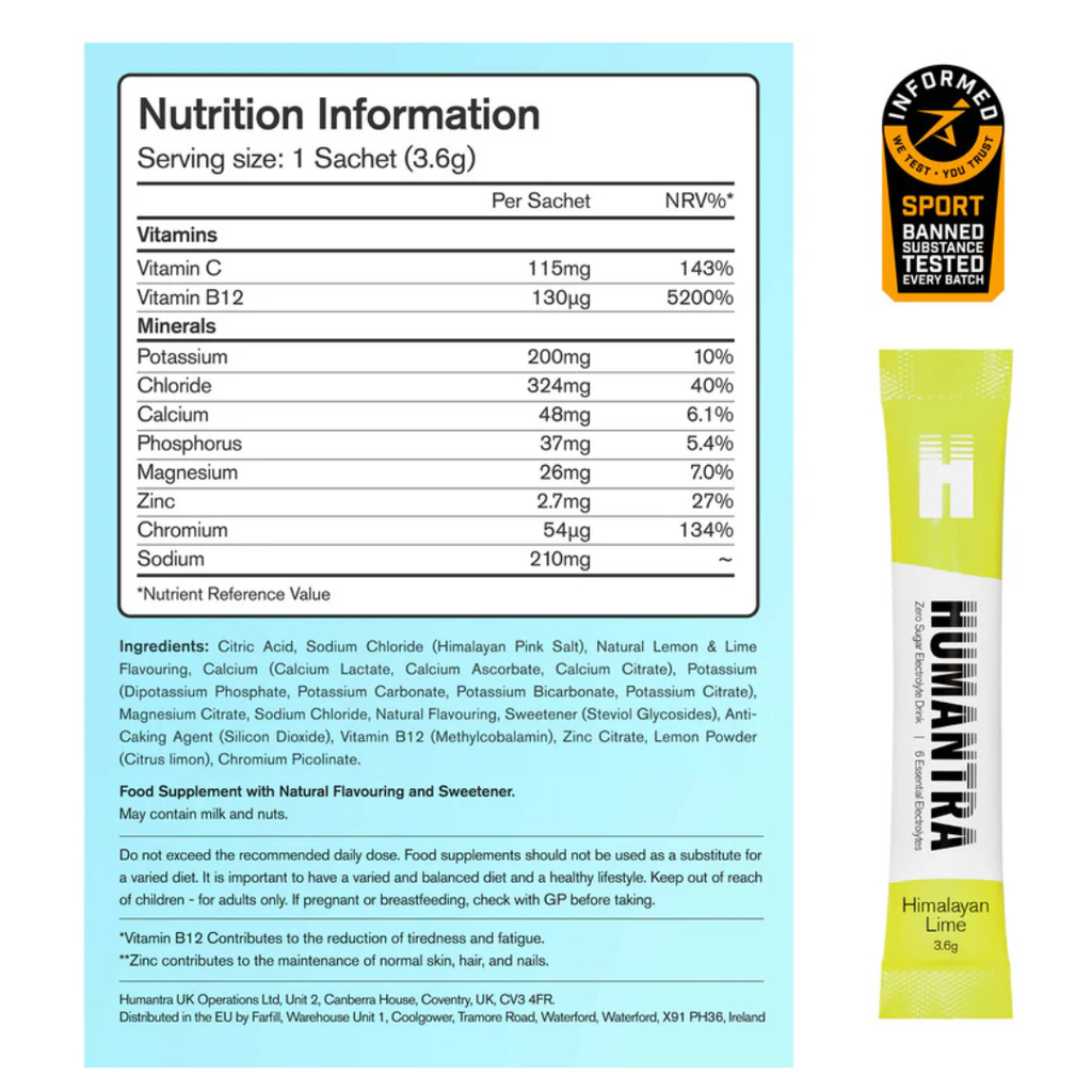 Home Humantra Himalayan Lime Electrolyte 1 box of 15 Sachets