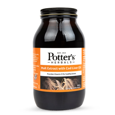 Potter Malt Extract and Cod Liver Oil 650g