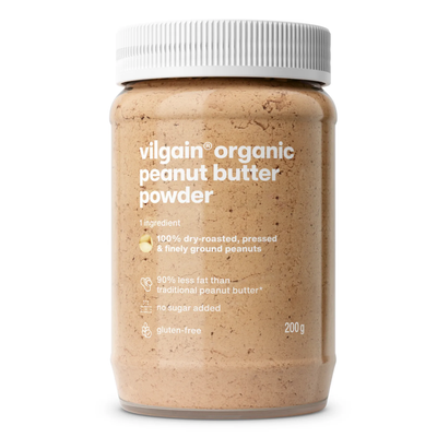 Vilgain Organic Peanut Butter Powder – Fine 200g