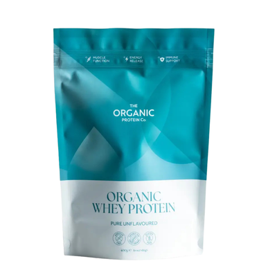 The Organic Protein Co Pure Unflavoured Organic Whey Protein Powder 400g