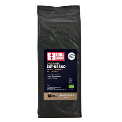 Equal Exchange Organic Espresso Coffee 1kg Wholebean