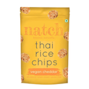 Natch Thai Rice Chips Vegan Cheddar 100g