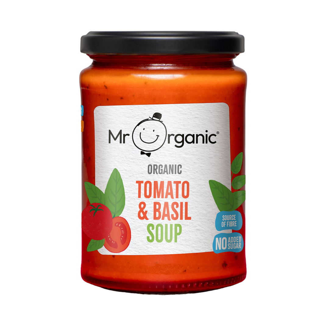Mr Organic Tomato & Basil Soup 350g