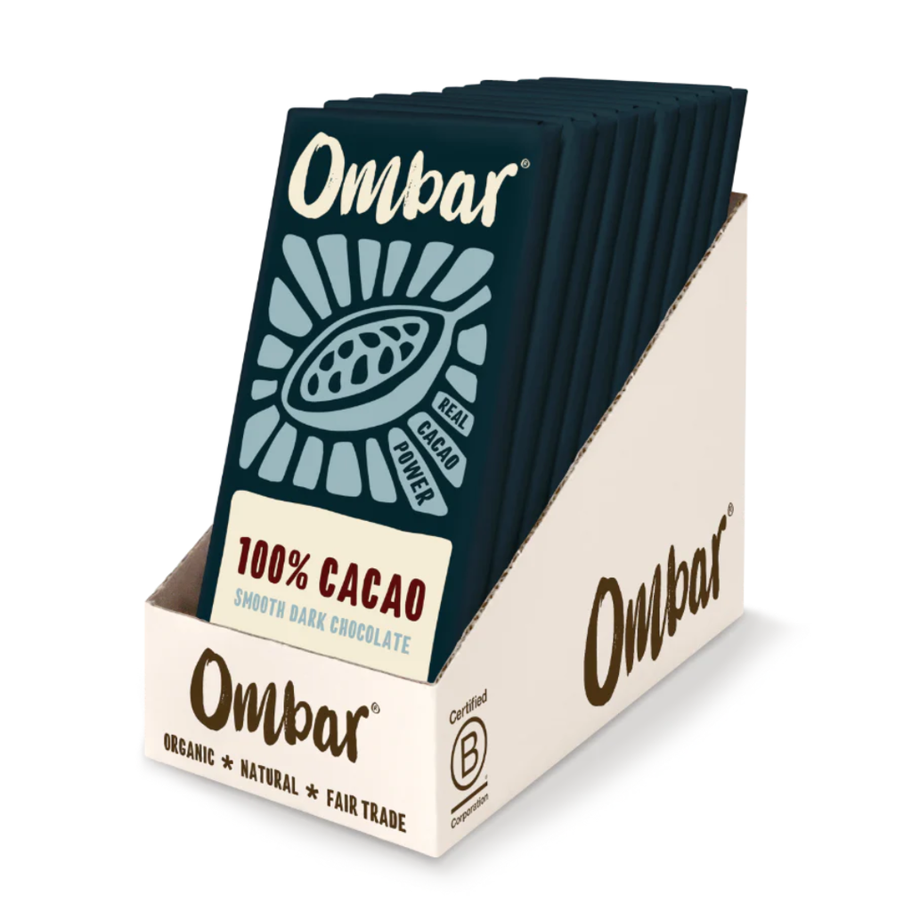 Home Ombar 100% Cacao Organic Chocolate Bar 70g