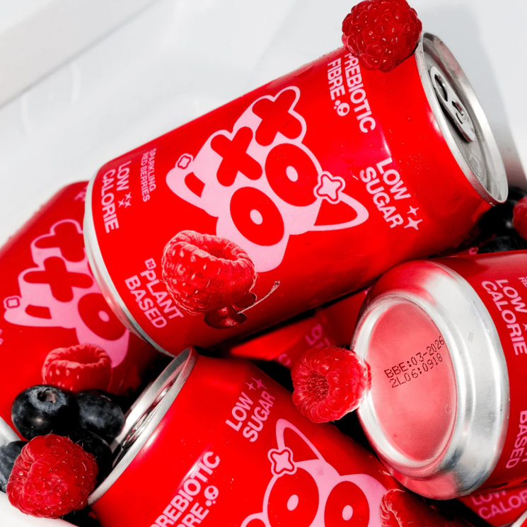 XOXO Red Berry Prebiotic Soda 330ml – WellEasy