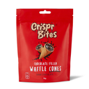 Crispr Bites Dark Chocolate Filled Waffle Cones 96g