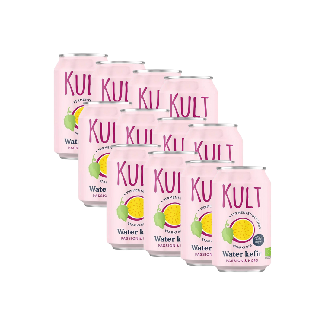 Home KULT Water Kefir Passion & Hops Organic 330ml