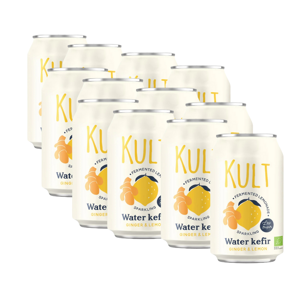Home KULT Water Kefir Ginger & Lemon Organic 330ml