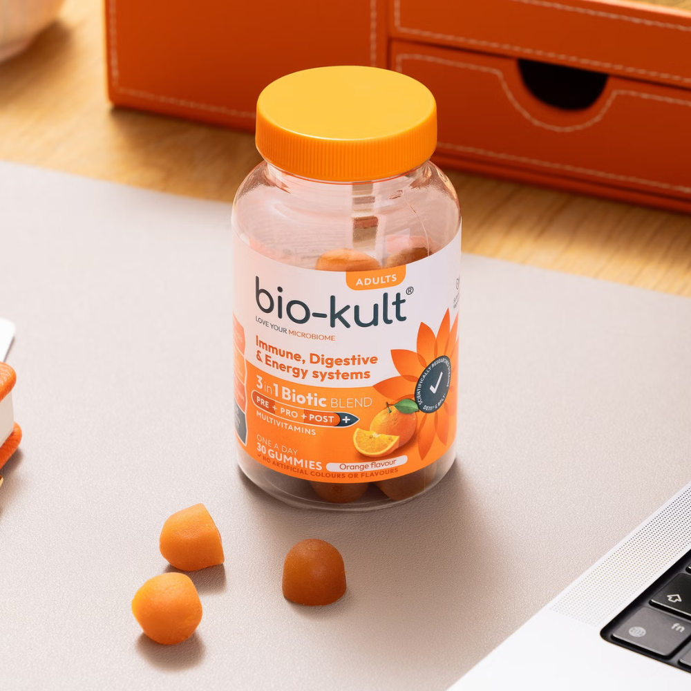 Home Bio-Kult 3-in-1 Biotic Blend Gummies for Adults Orange Flavour 30 ...