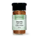 Just Natural Organic Ground Ceylon Cinnamon (Glass Jar) 30g